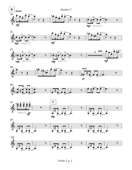 Mambo Violin 2 Part Page 2