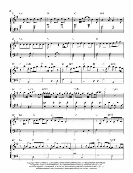 Man In The Mirror Easy Piano Page 2