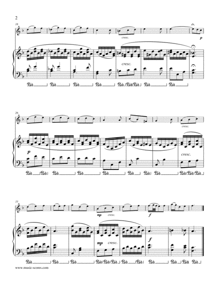 Marble Halls From The Bohemian Girl Flute And Piano F Major Page 2