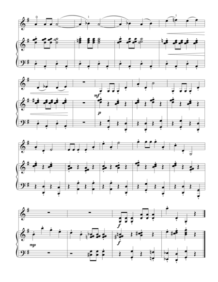 March First And The Ash Grove Two Pieces For Beginning Violin With Piano Accompaniment Page 2