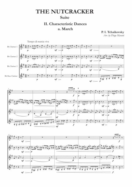 March From Nutcracker Suite For Clarinet Quartet Page 2