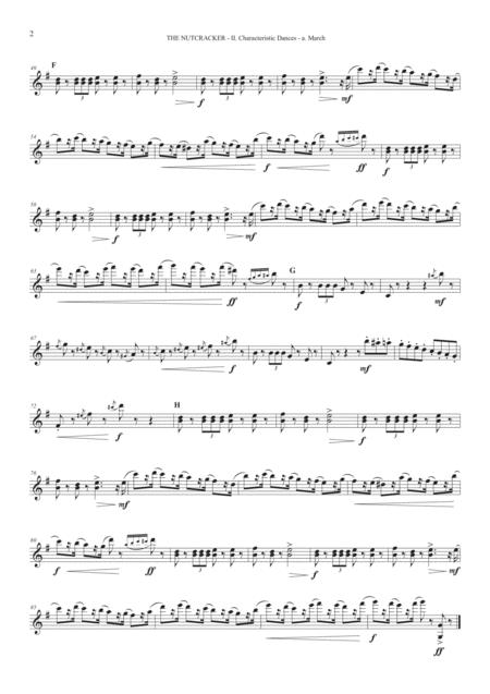 March From Nutcracker Suite For String Quartet Page 2