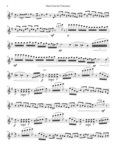 March From The Nutcracker For String Quartet Page 2