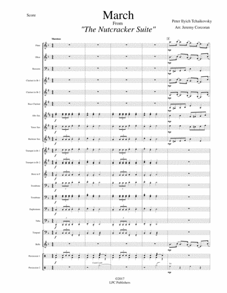 March From The Nutcracker Suite For Concert Band Page 2