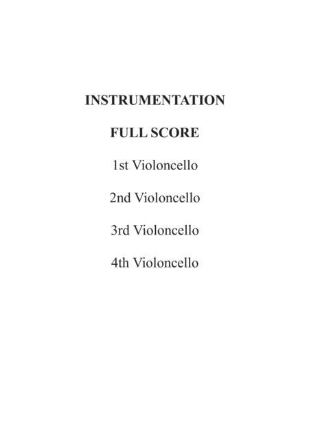 Marche Slave For Violoncello Cello Quartet Page 2