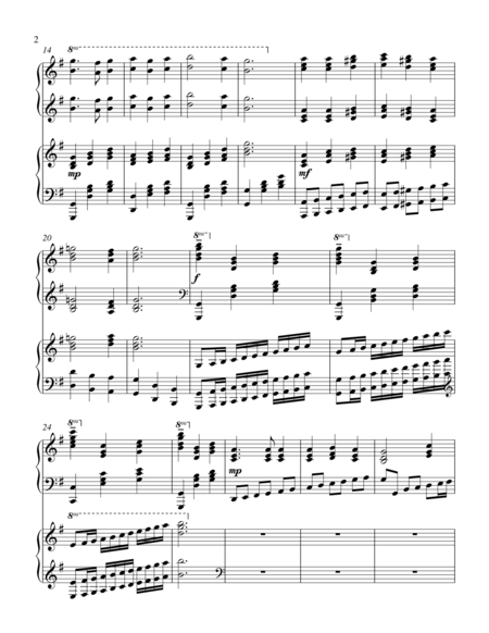 Marvelous Grace Of Our Loving Lord 2 Piano Duet Page 2