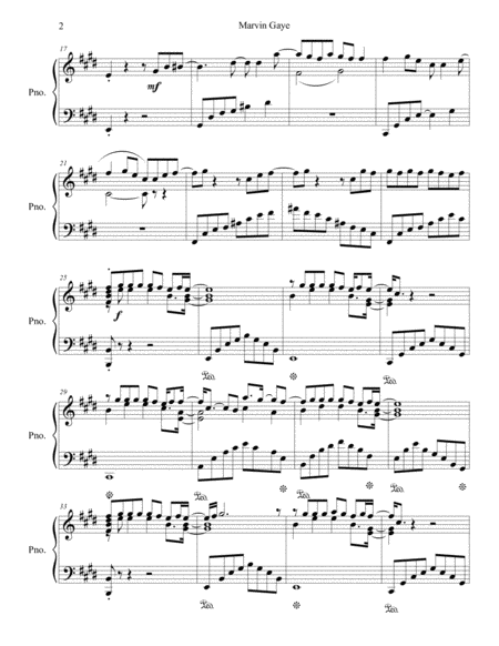 Marvin Gaye Piano Solo Page 2