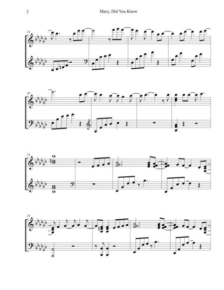 Mary Did You Know Sheet Music Advanced Page 2