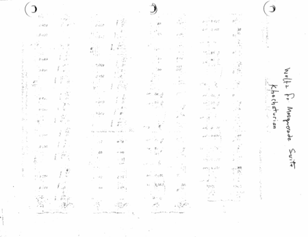 Masquerade Suite Piano Reduction Page 2