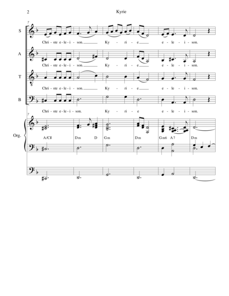 Mass Of Saint Pope John Paul Ii Piano Vocal Score Page 2