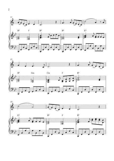 Massas In De Cold Cold Ground Bb Trumpet Solo And Piano Accompaniment Page 2