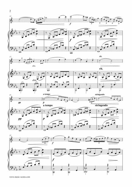 Meditation From Thais Alto Saxophone And Piano Page 2