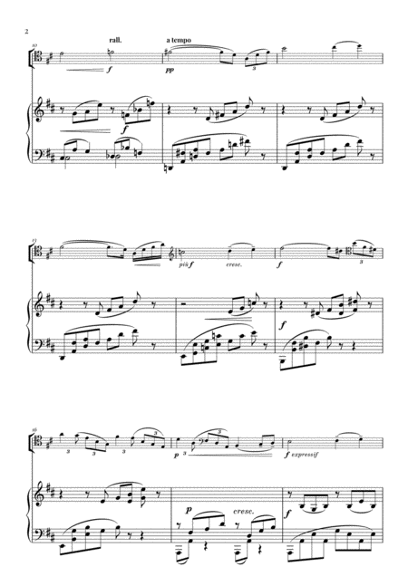 Meditation From Thas For Cello And Piano Page 2