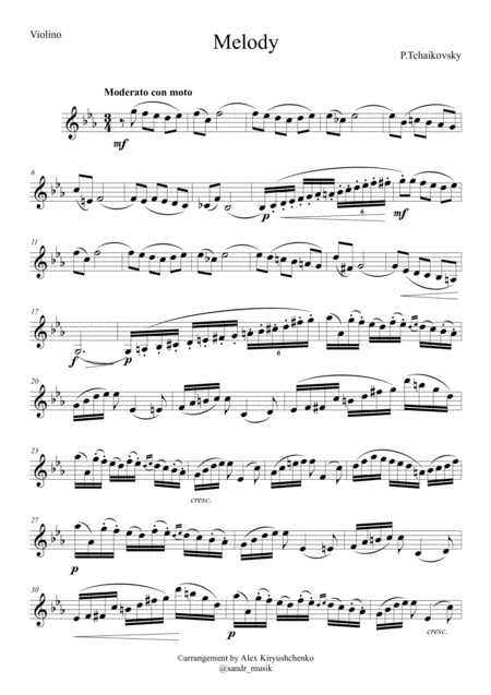 Melody Op 42 3 Page 2