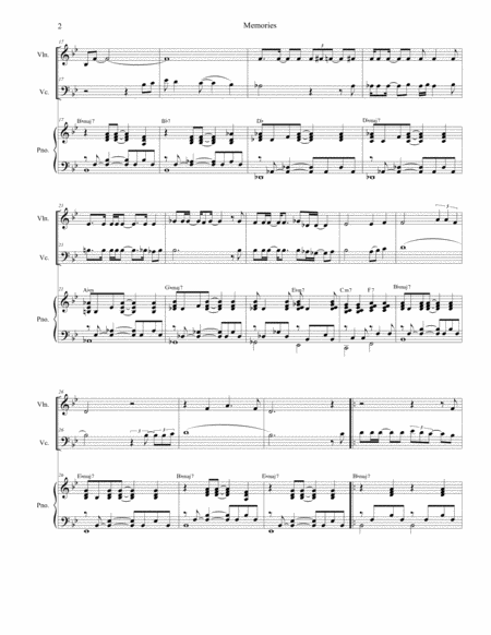 Memories Duet For Violin And Cello Page 2