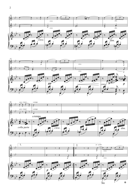 Mendelssohn On Wings Of Song For 2 Violins Piano Vn212 Page 2