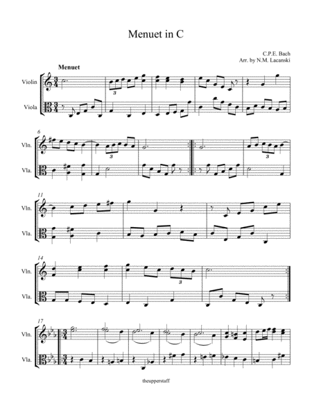 Menuet In C Page 2