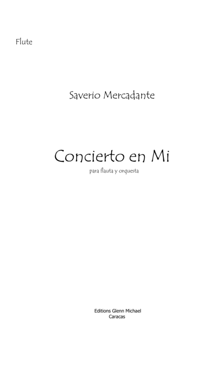 Mercadante Concerto For Flute In E Page 2