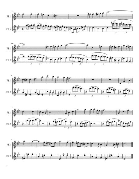 Merry Go Round Of Life Theme From Howl Moving Castle Student Teacher Flute Duet Page 2