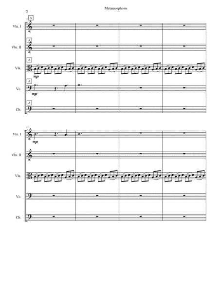 Metamorphosis String Orchestra Page 2