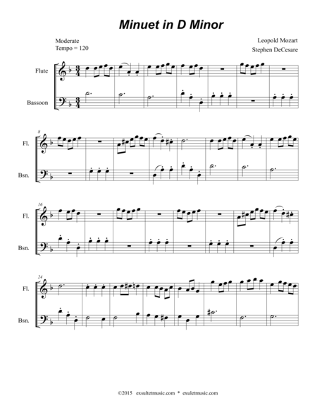 Minuet In D Minor Page 2