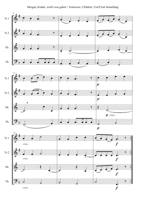 Minuet In D No 1 Woodwind Quintet Full Set Page 2