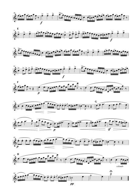 Minuetto From L Arlesienne Suite No 2 For Clarinet Quartet Page 2