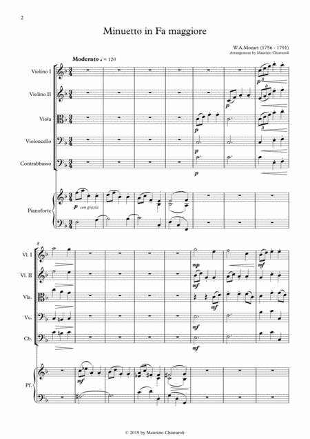 Minuetto In Fa Maggiore Page 2