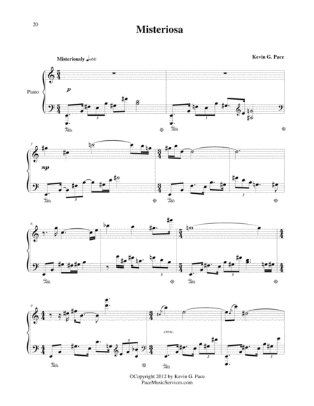 Misteriosa Original Piano Solo Page 2