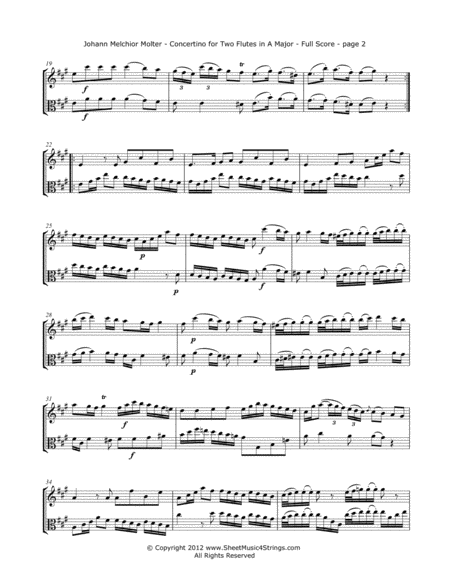 Molter J Concertino Mvt 1 For Violin And Viola Page 2