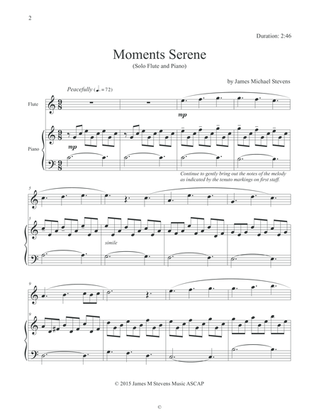 Moments Serene Flute Piano Page 2