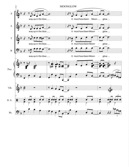 Moonglow Full Score And Combo Parts For The Satb Arrangement Page 2