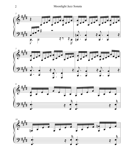 Moonlight Jazz Sonata Page 2