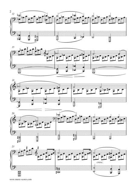 Moonlight Sonata 1st Movement A Minor Lower Page 2