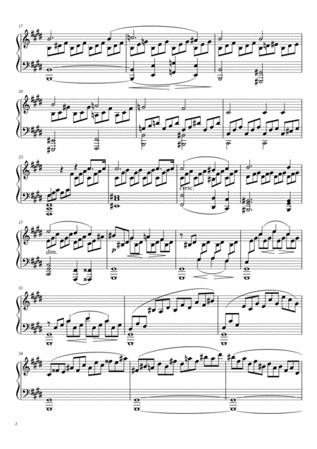 Moonlight Sonata Mov 1 Ludwig Van Beethoven Page 2