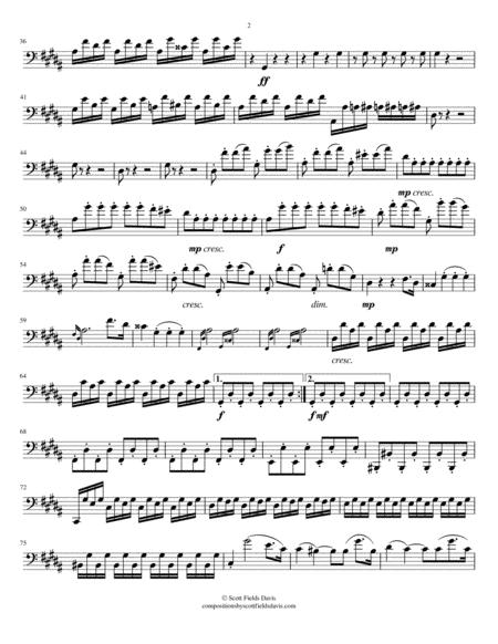 Moonlight Sonata Movement Iii For Orchestra Double Bass Part Page 2