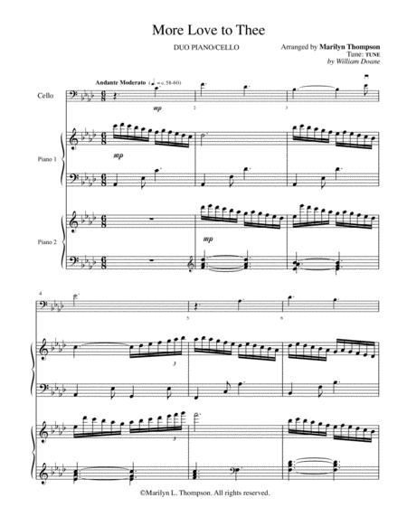 More Love To Thee Duo Piano Cello Page 2