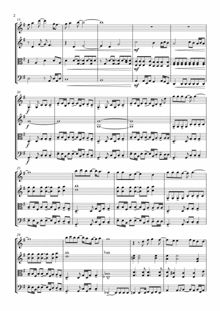 More Than A Feeling String Quartet Page 2