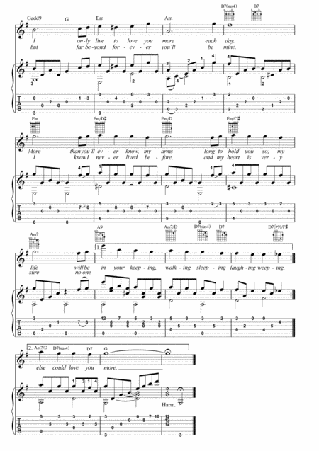 More Ti Guarder Nel Cuore Violin Guitar Duet Page 2