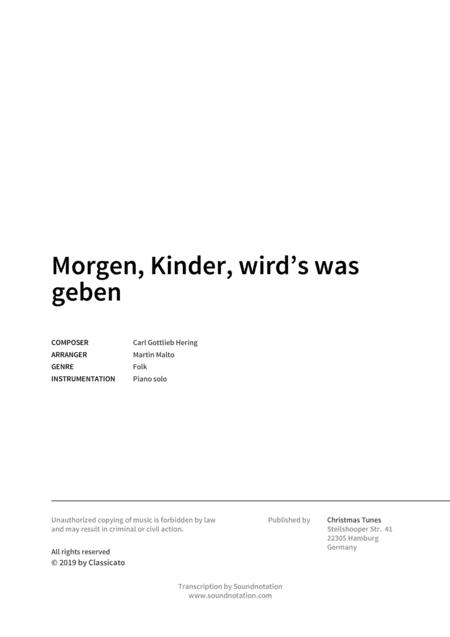 Morgen Kinder Wirds Was Geben Page 2