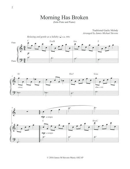 Morning Has Broken Solo Flute Page 2