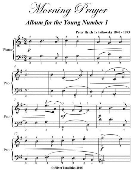 Morning Prayer Album For The Young Number 1 Easy Piano Sheet Music Page 2