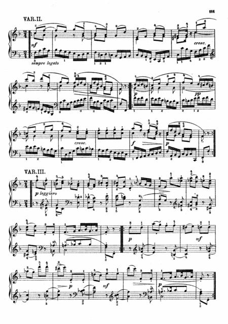 Mozart 6 Variations On An Allegretto In F Major K 54 Original Version Page 2