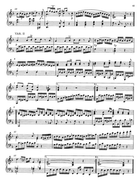 Mozart 8 Variations In F Major On The Choir Dieu D Amour From The Opera Les Mariages Samnites By Andr Grtry K 352 Page 2