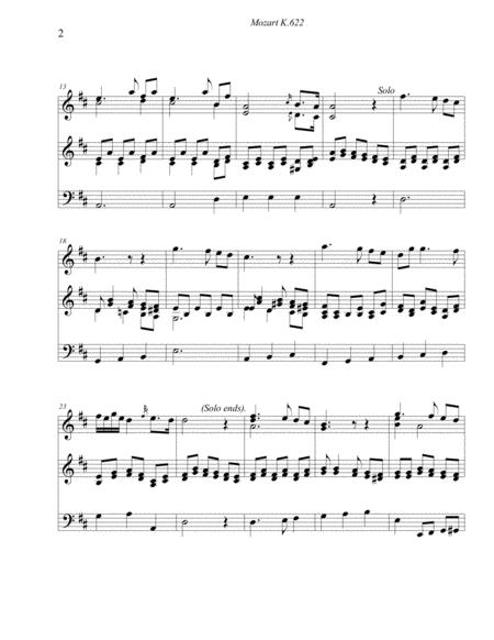 Mozart Adagio From Clarinet Concerto K622 Page 2