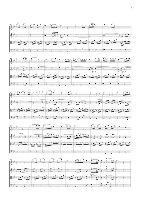 Mozart Arietta Voi Che Sapete From The Marriage Of Figaro For String Quartet Cm013 Page 2