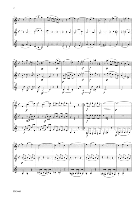 Mozart Divertimento For Flute Oboe Clarinet K Anh 229 No 1in Bb Page 2