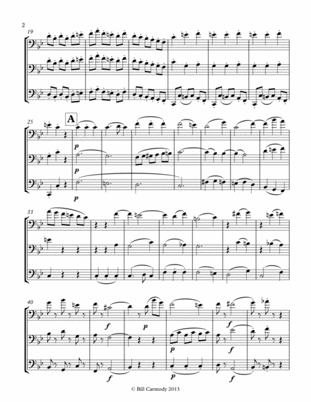 Mozart Divertimento Nr 1 K 439a 1 5 Bass Clef Trio 5 Mvts Page 2