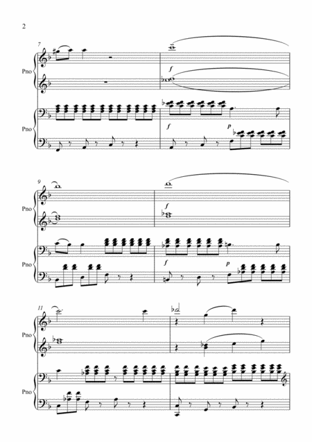 Mozart K 467 2nd Movement Elvira Madigan Page 2