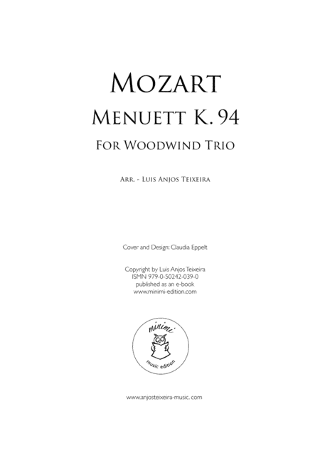 Mozart Minuet K 94 For Woodwind Trio Page 2